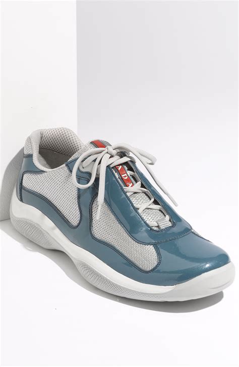 teal prada sneakers|prada sneakers.